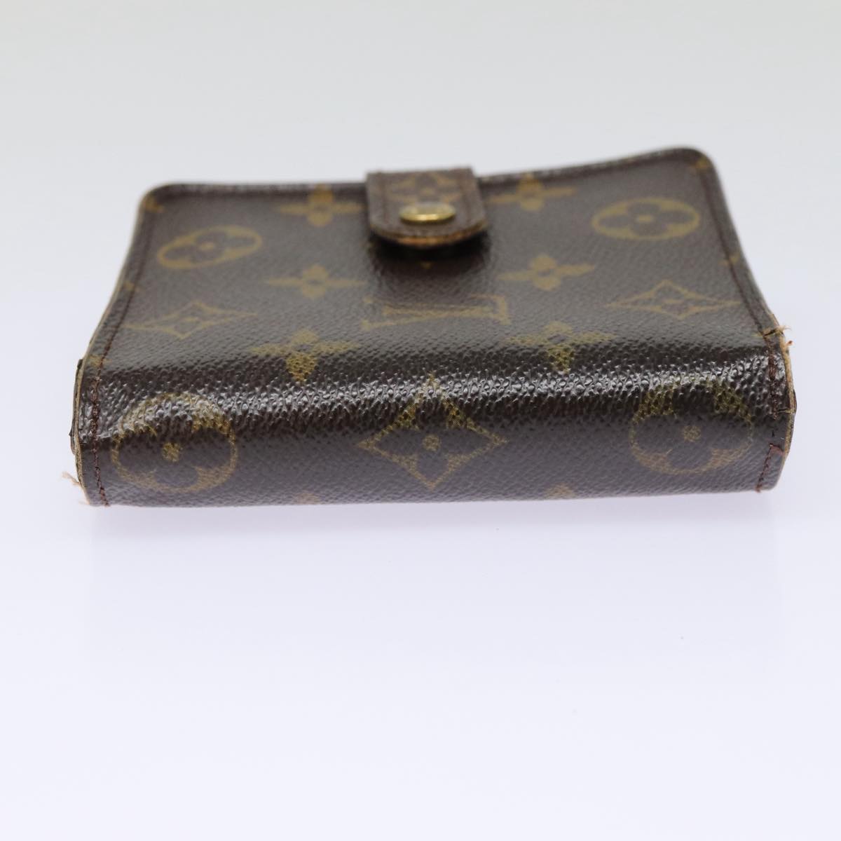 LOUIS VUITTON Monogram Compact Zip Wallet M61667 LV Auth 87729