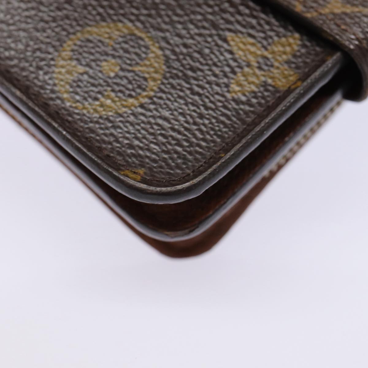 LOUIS VUITTON Monogram Compact Zip Wallet M61667 LV Auth 87729