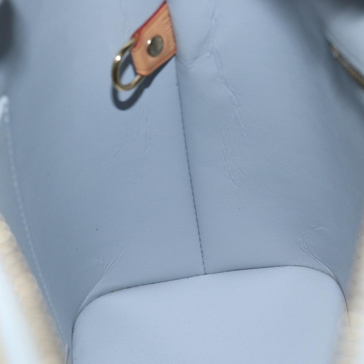 LOUIS VUITTON Monogram Vernis Houston Hand Bag Gris M91053 LV Auth 87791