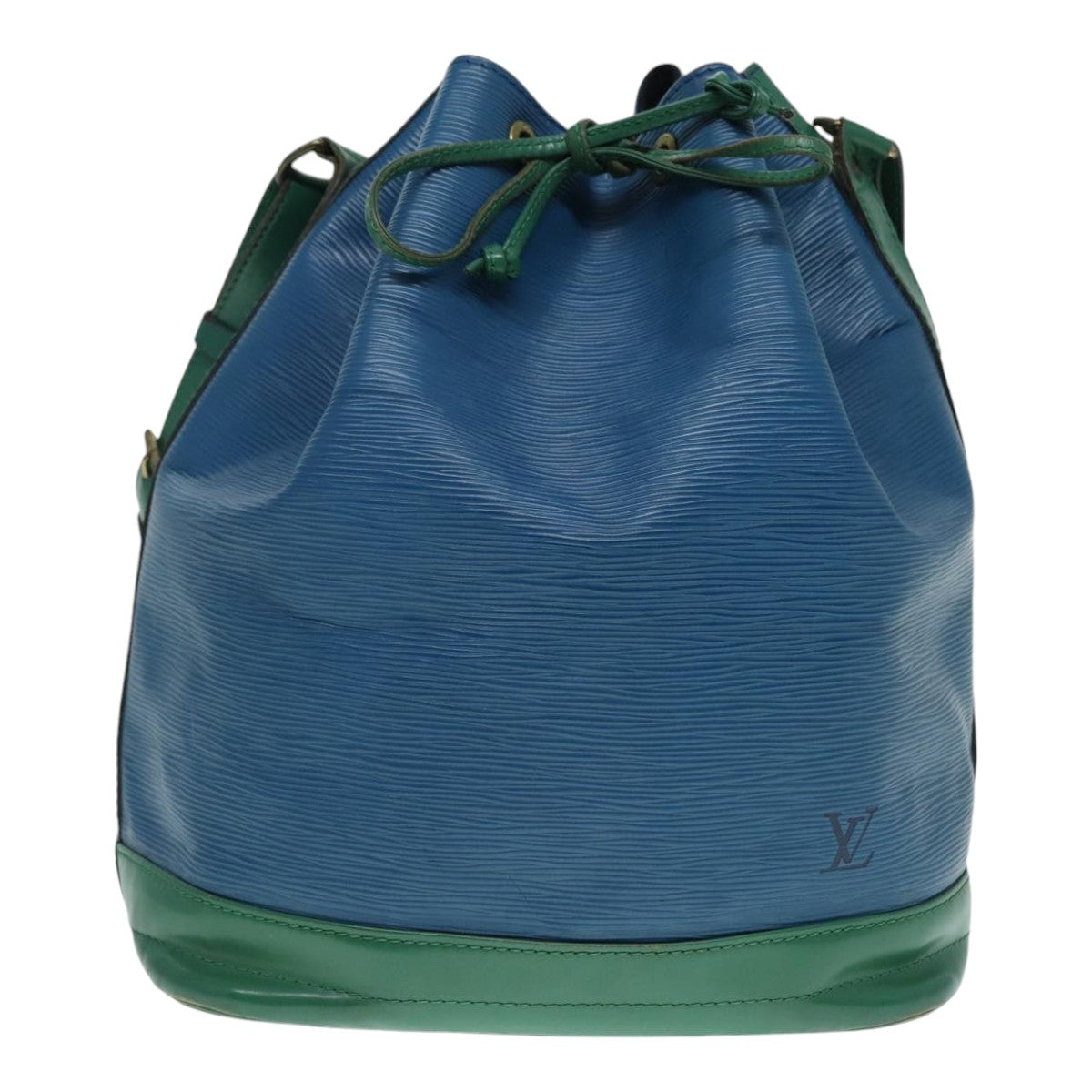 LOUIS VUITTON Epi Noe Shoulder Bag Bicolor Green Blue M44044 LV Auth 87794