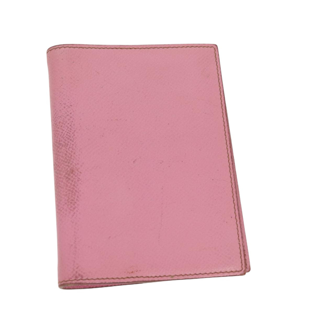 HERMES Agenda PM Day Planner Cover Epsom Leather Pink Auth 87806