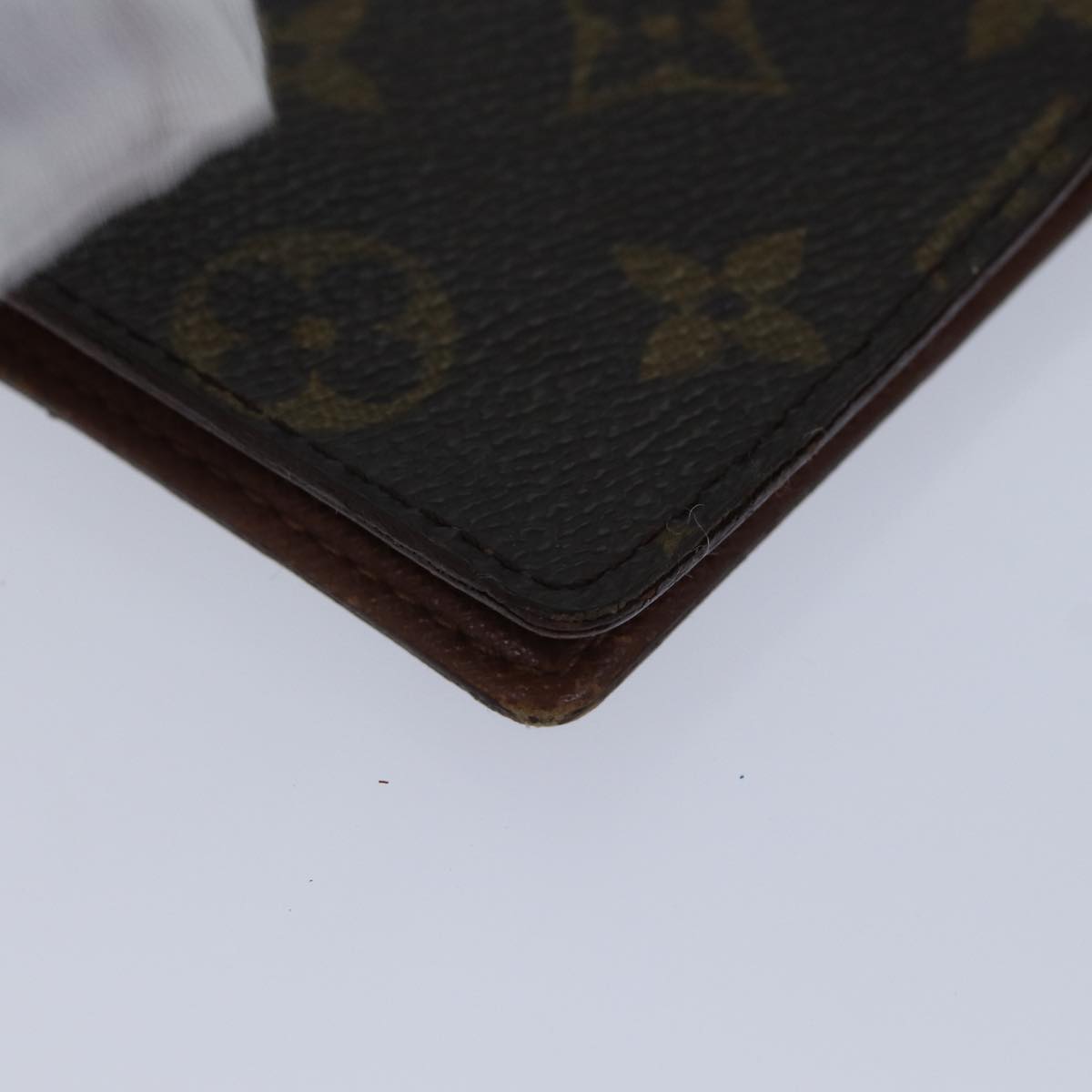 LOUIS VUITTON Monogram Agenda PM Day Planner Cover R20005 LV Auth 87813