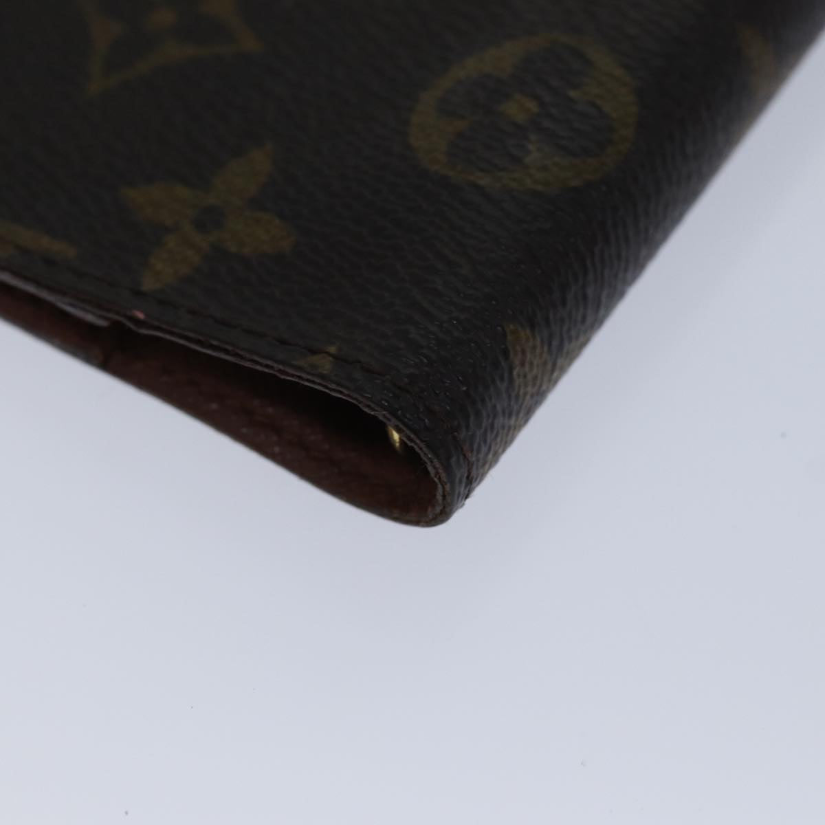 LOUIS VUITTON Monogram Agenda PM Day Planner Cover R20005 LV Auth 87813