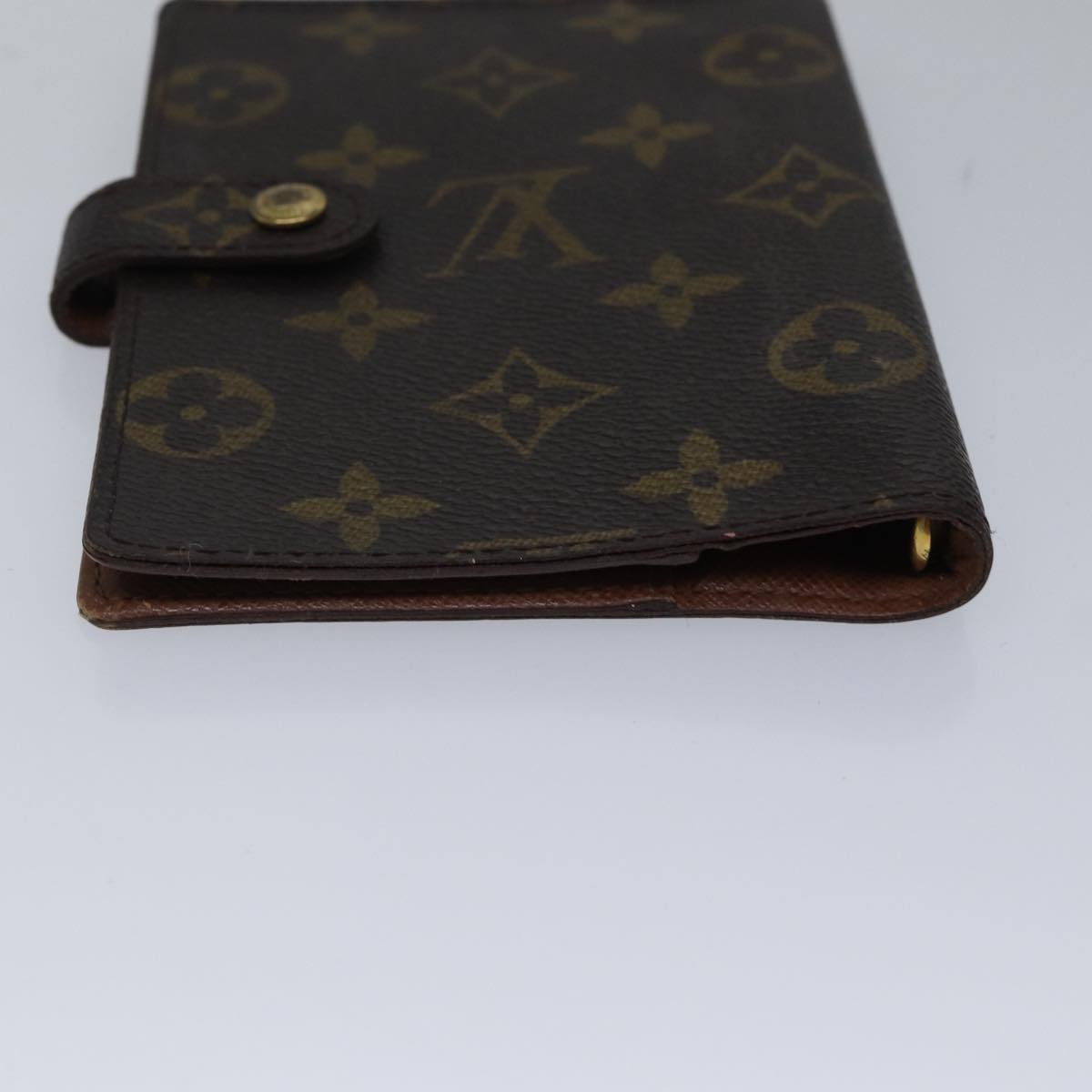 LOUIS VUITTON Monogram Agenda PM Day Planner Cover R20005 LV Auth 87813