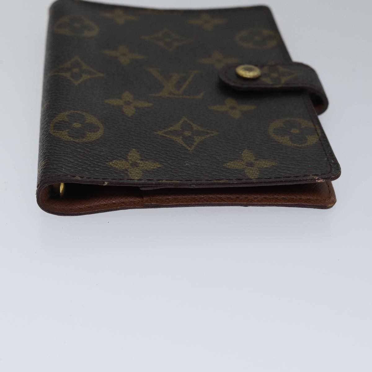 LOUIS VUITTON Monogram Agenda PM Day Planner Cover R20005 LV Auth 87813