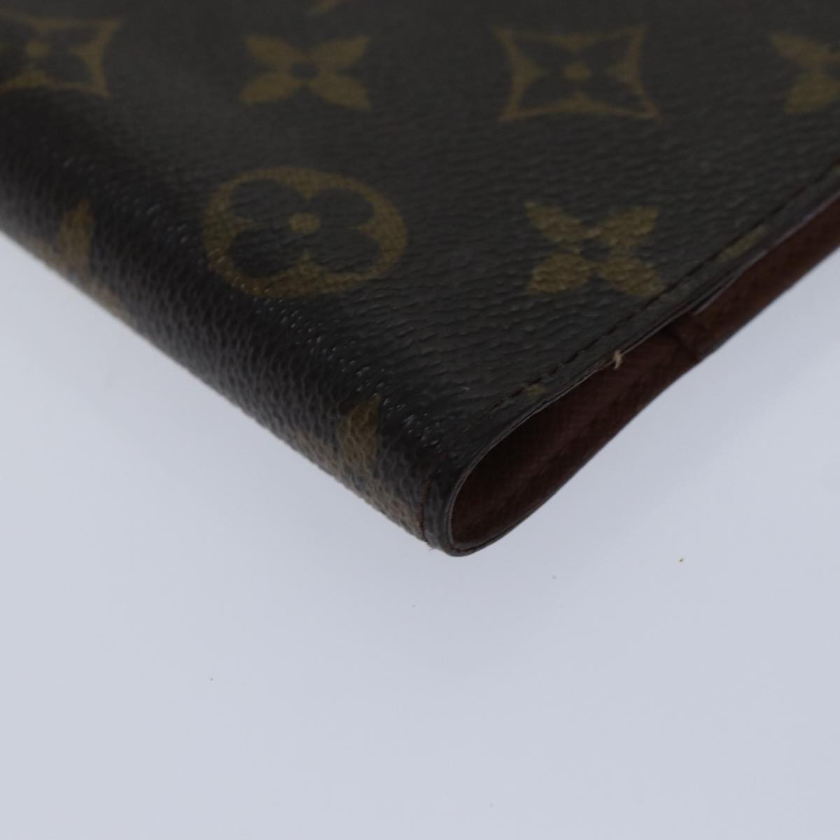 LOUIS VUITTON Monogram Agenda PM Day Planner Cover R20005 LV Auth 87813