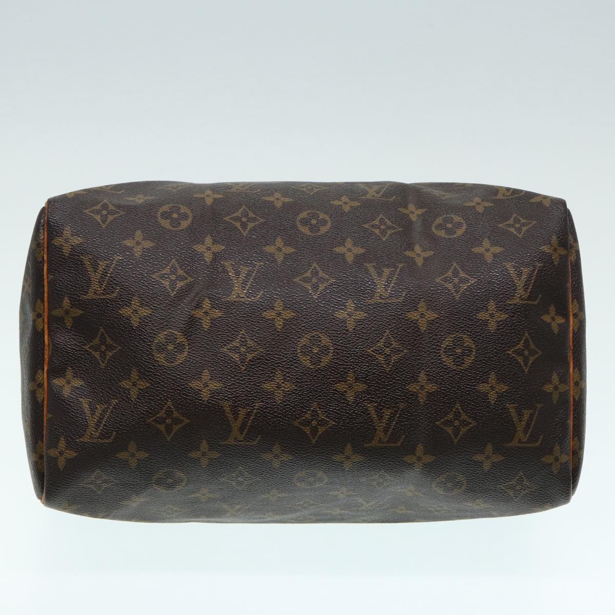 LOUIS VUITTON Monogram Speedy 30 Hand Bag M41526 LV Auth 87818