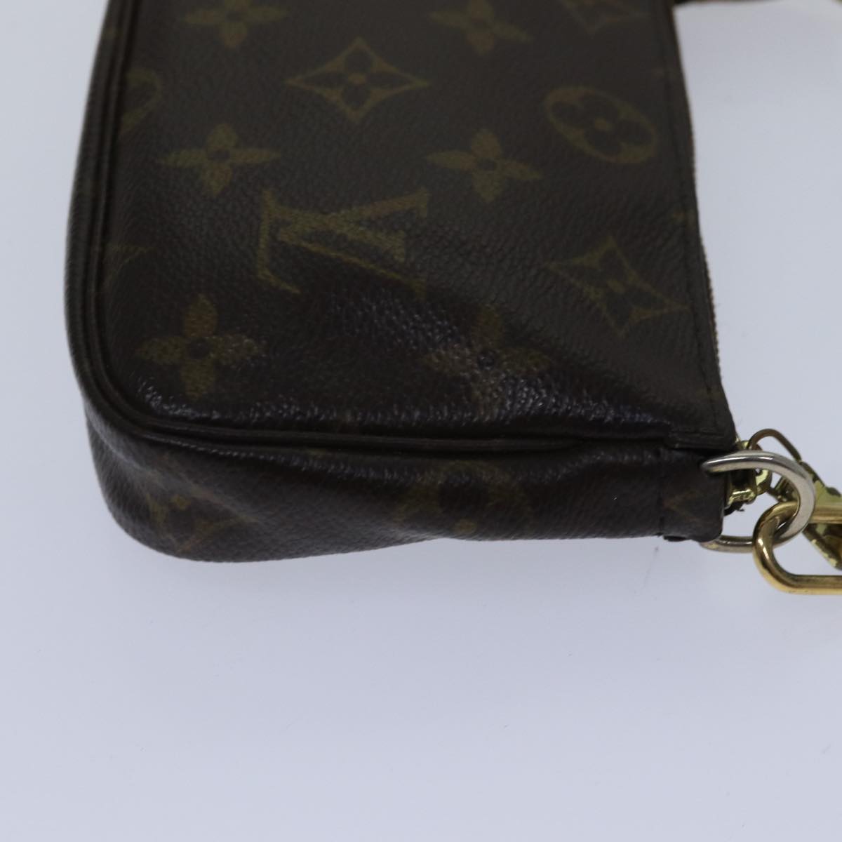 LOUIS VUITTON Monogram Mini Pochette Accessoires Pouch M58009 LV Auth 87845