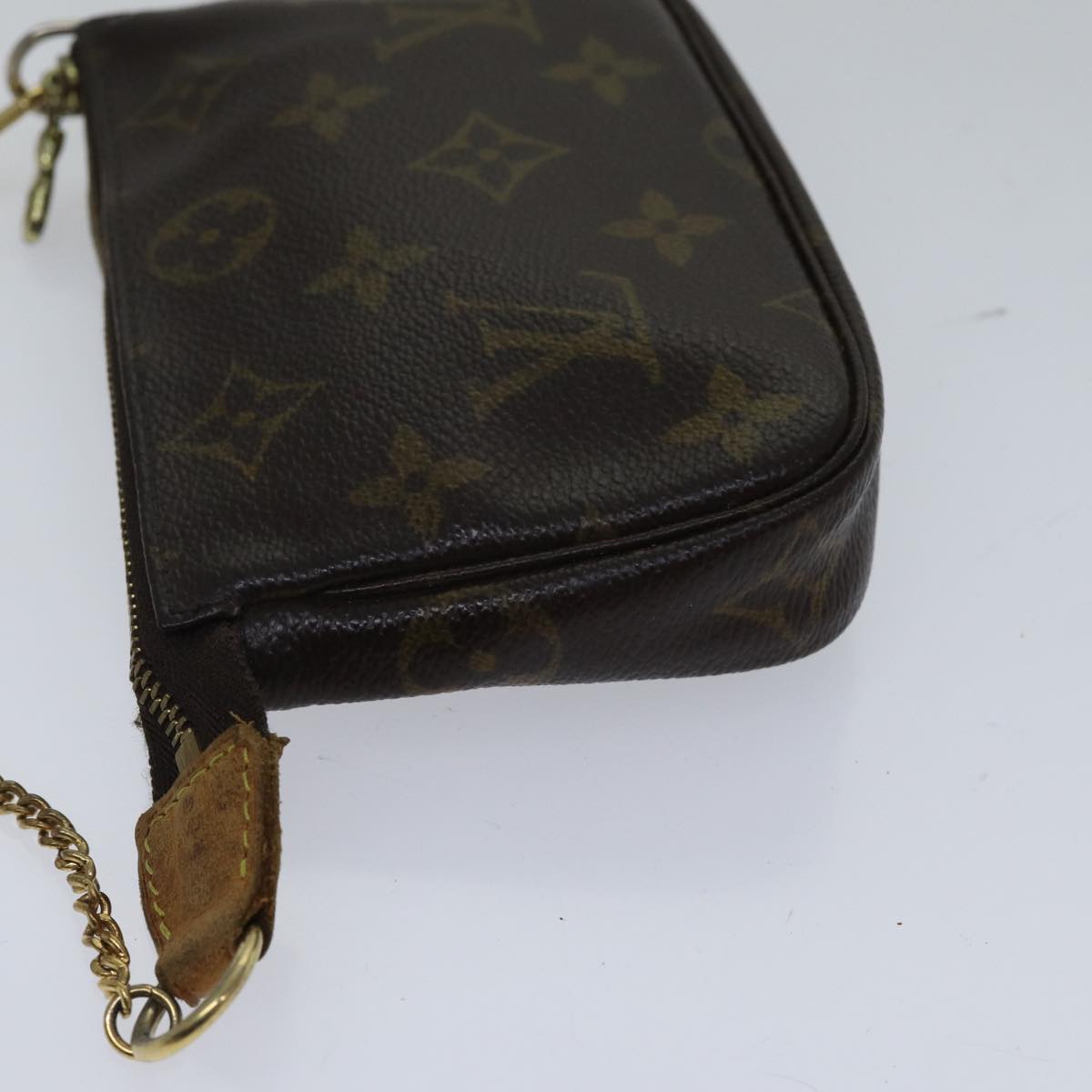 LOUIS VUITTON Monogram Mini Pochette Accessoires Pouch M58009 LV Auth 87845