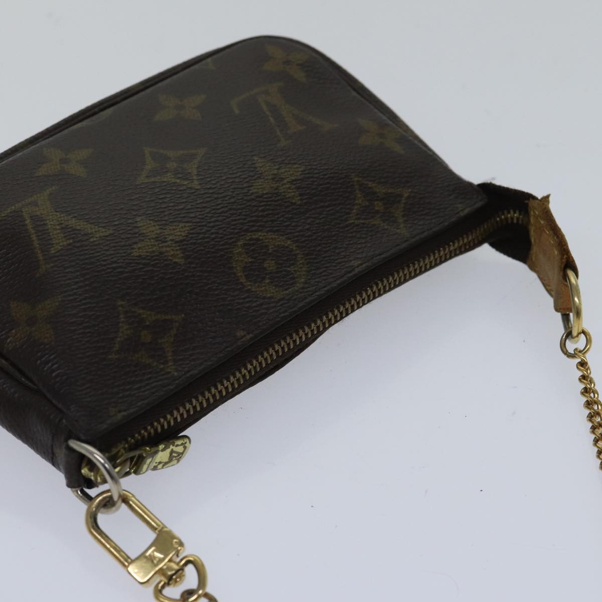 LOUIS VUITTON Monogram Mini Pochette Accessoires Pouch M58009 LV Auth 87845