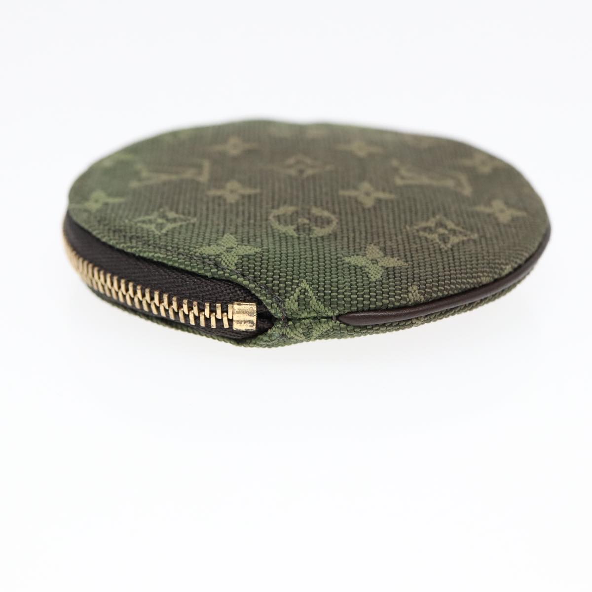 LOUIS VUITTON Monogram Mini Porte Monnaie Ron Purse TST Khaki M92451 Auth 87853