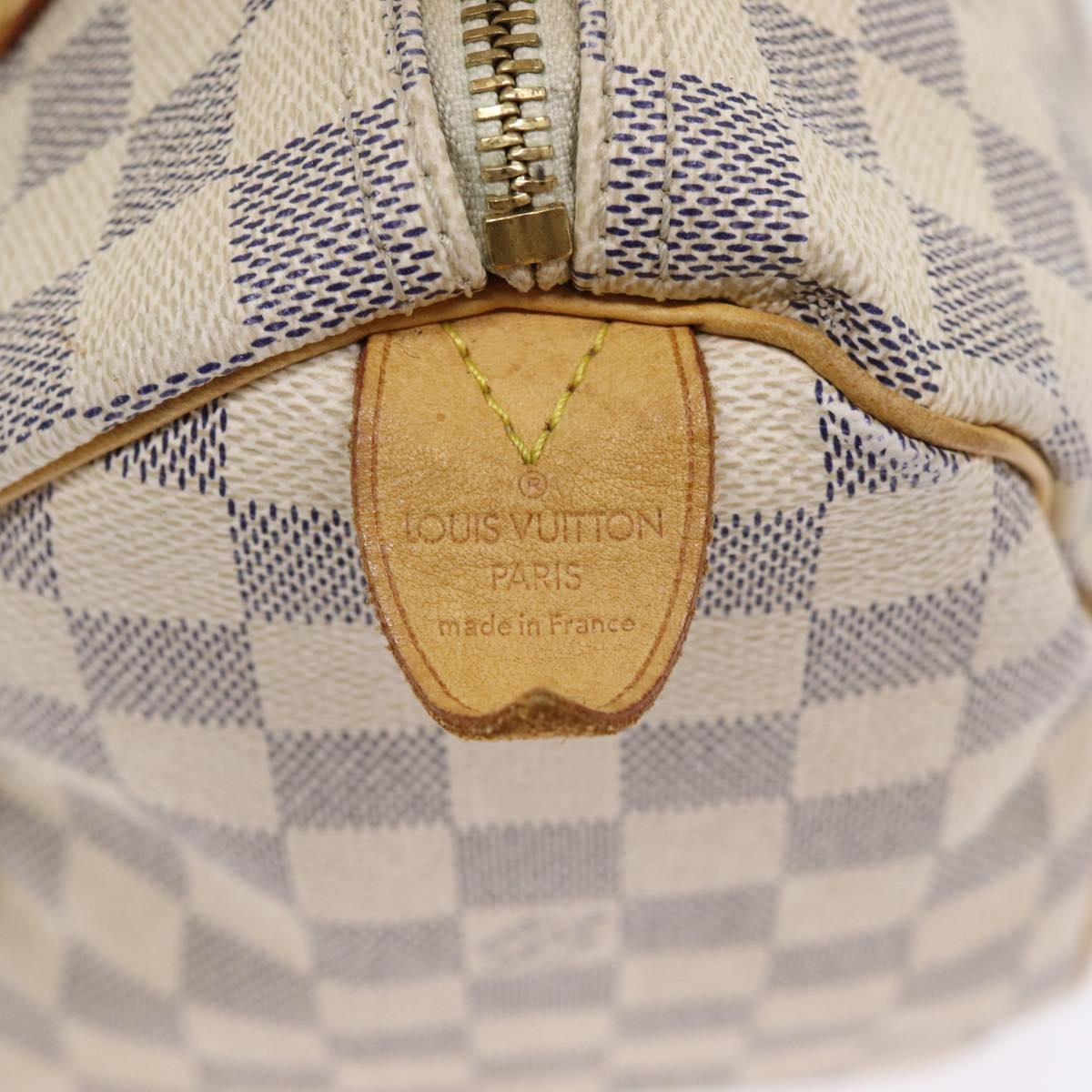 LOUIS VUITTON Damier Azur Speedy 25 Hand Bag N41534 LV Auth 87884