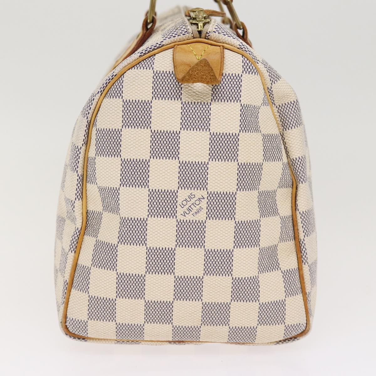 LOUIS VUITTON Damier Azur Speedy 25 Hand Bag N41534 LV Auth 87884