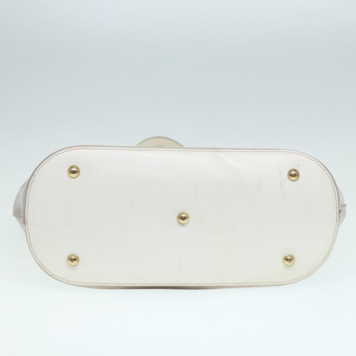 LOUIS VUITTON Epi Plage Lagoon Bay Tote Bag White Clear M92151 LV Auth 87892