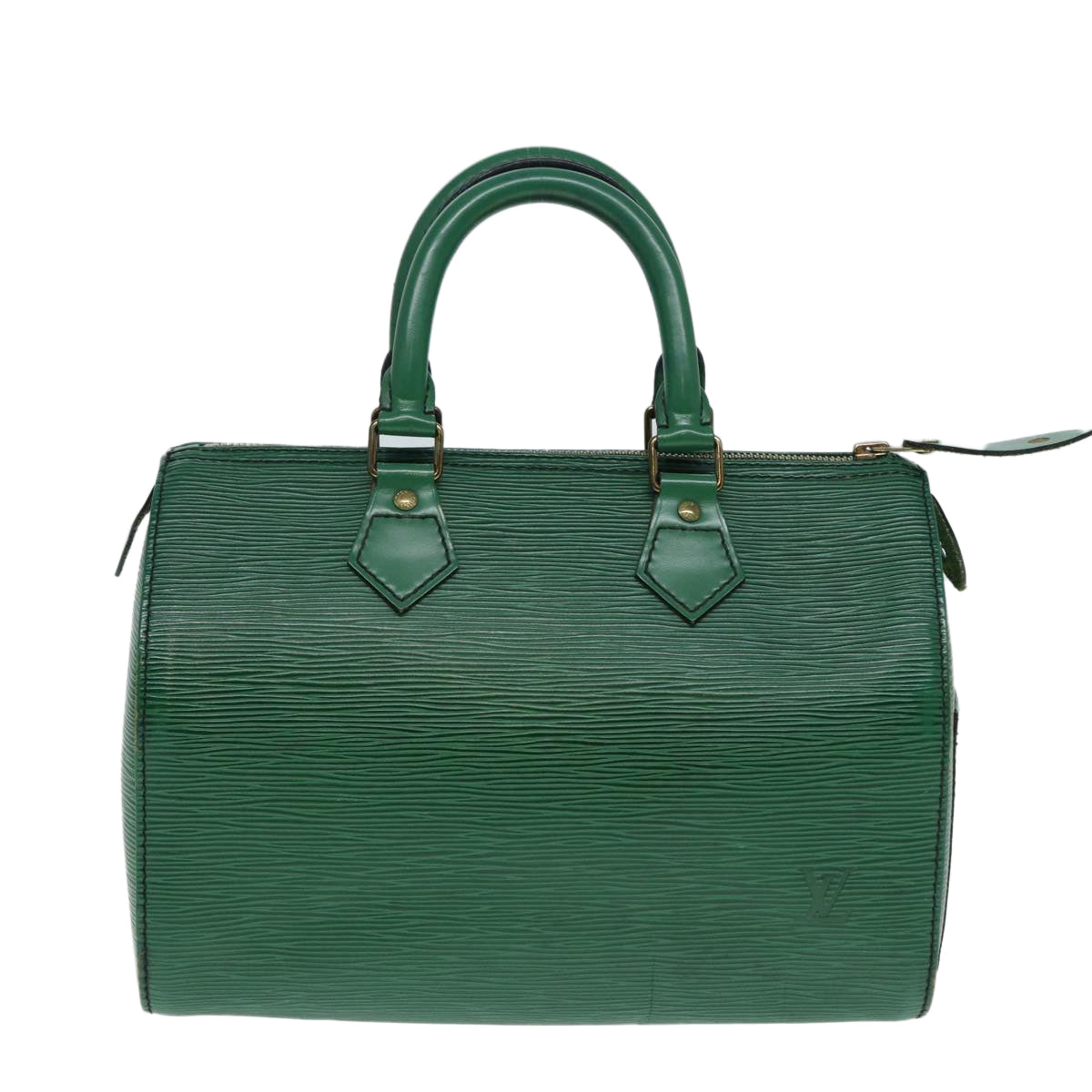 LOUIS VUITTON Epi Speedy 25 Hand Bag Borneo Green M43014 LV Auth 87947