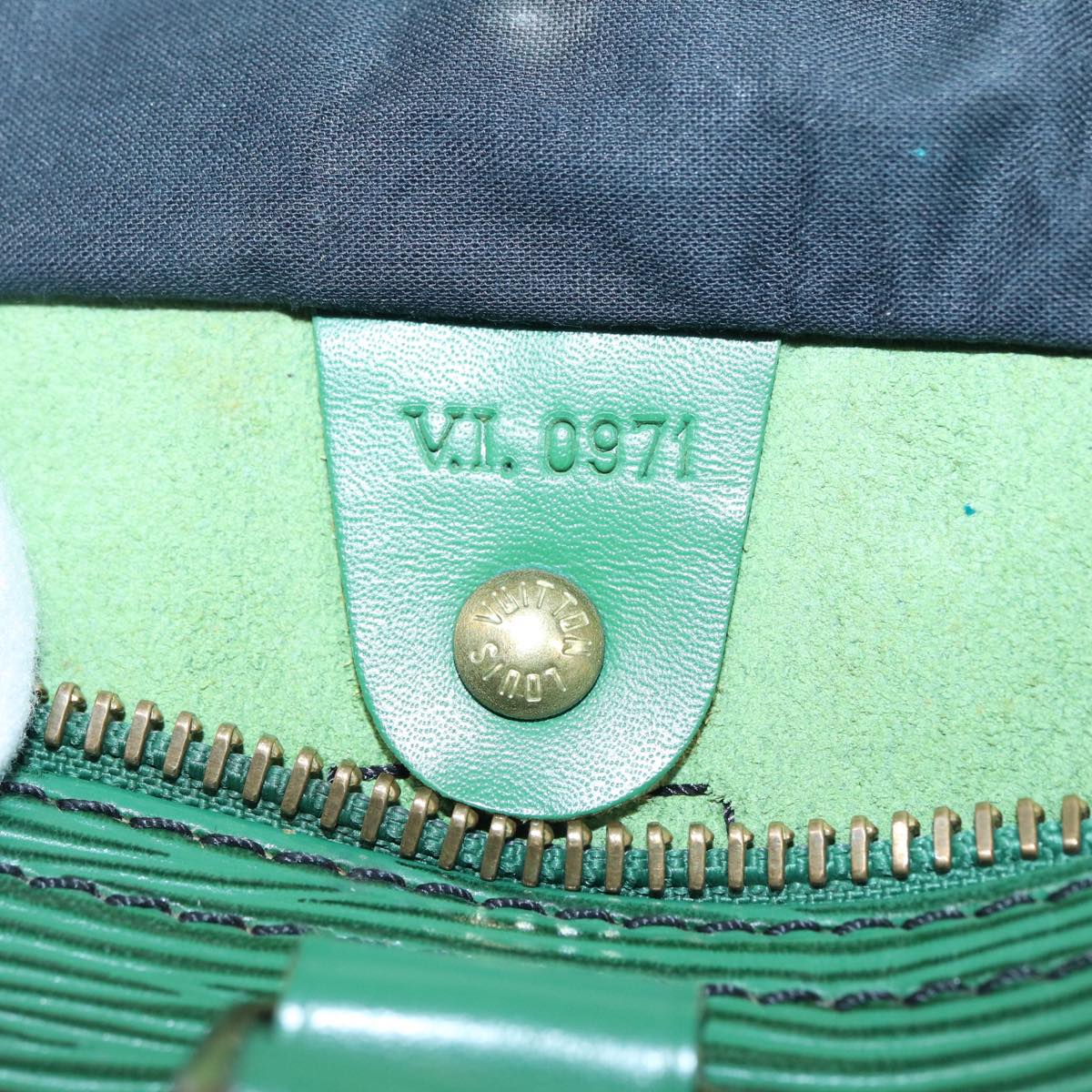 LOUIS VUITTON Epi Speedy 25 Hand Bag Borneo Green M43014 LV Auth 87947