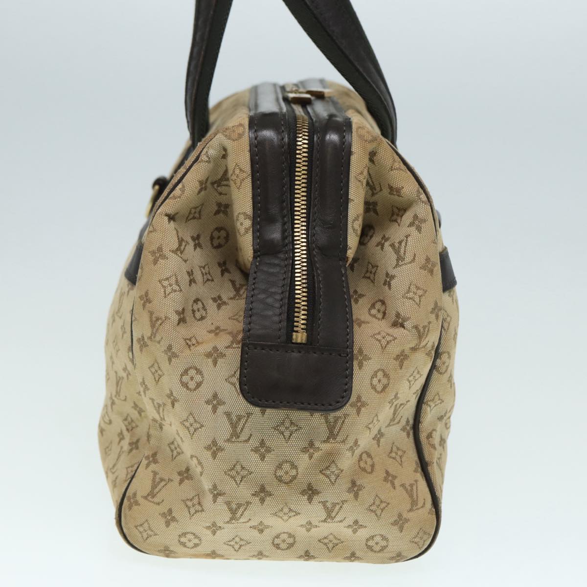 LOUIS VUITTON Monogram Mini Josephine GM Hand Bag Khaki M92310 LV Auth 87965