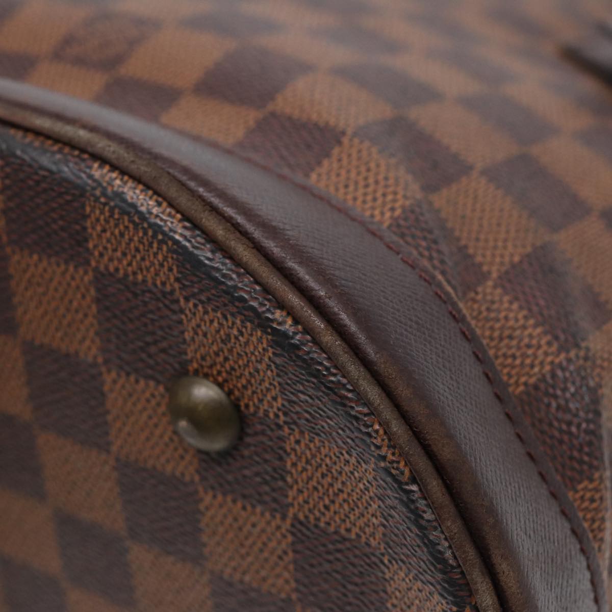 LOUIS VUITTON Damier Ebene Marais Shoulder Bag N42240 LV Auth 87969