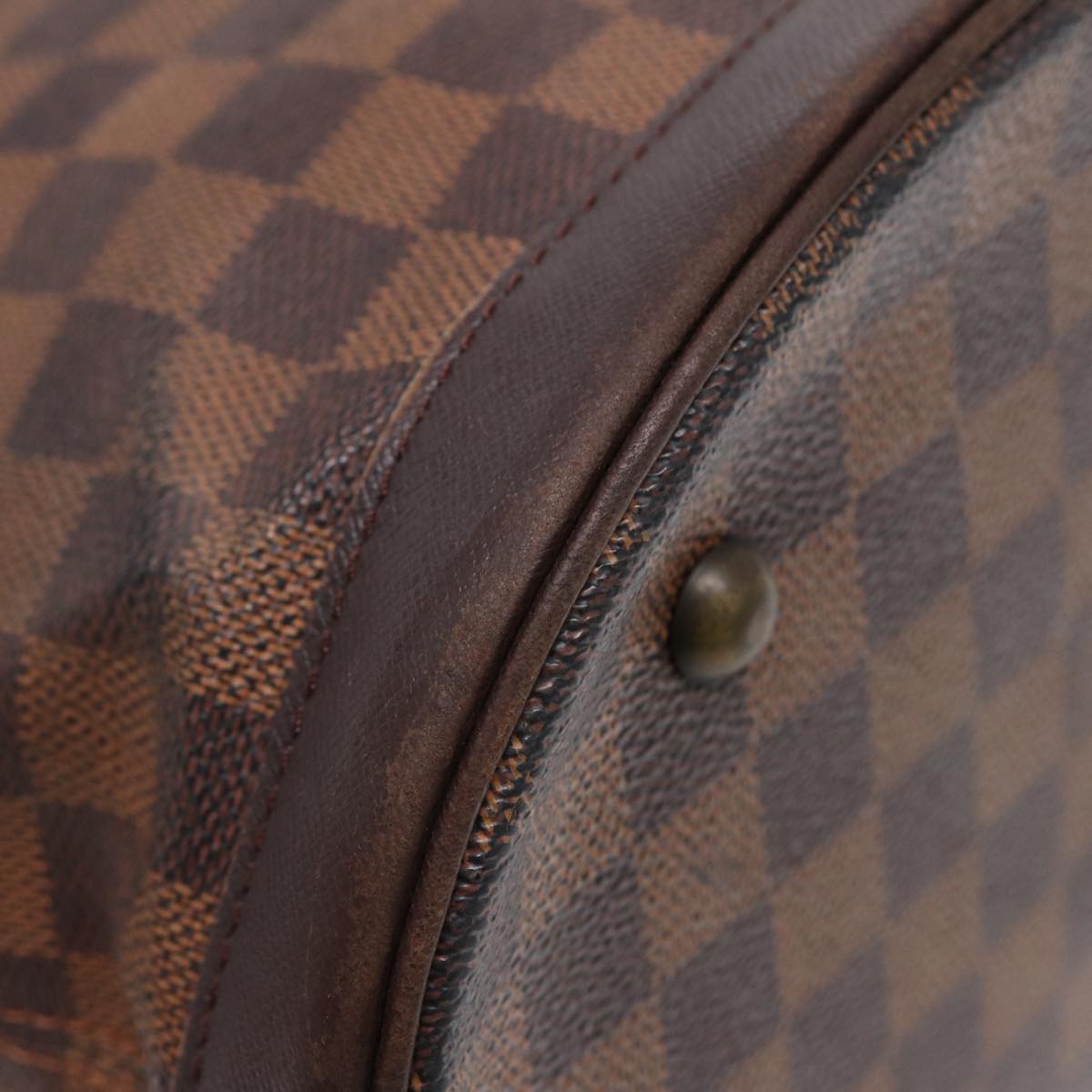 LOUIS VUITTON Damier Ebene Marais Shoulder Bag N42240 LV Auth 87969