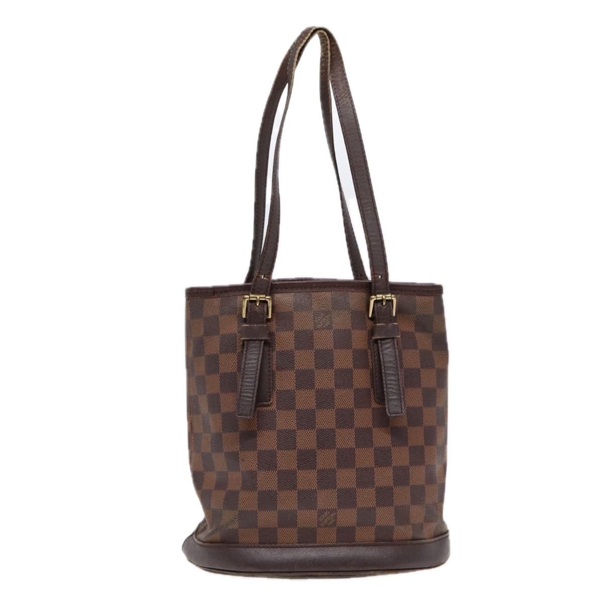 LOUIS VUITTON Damier Ebene Marais Shoulder Bag N42240 LV Auth 87969