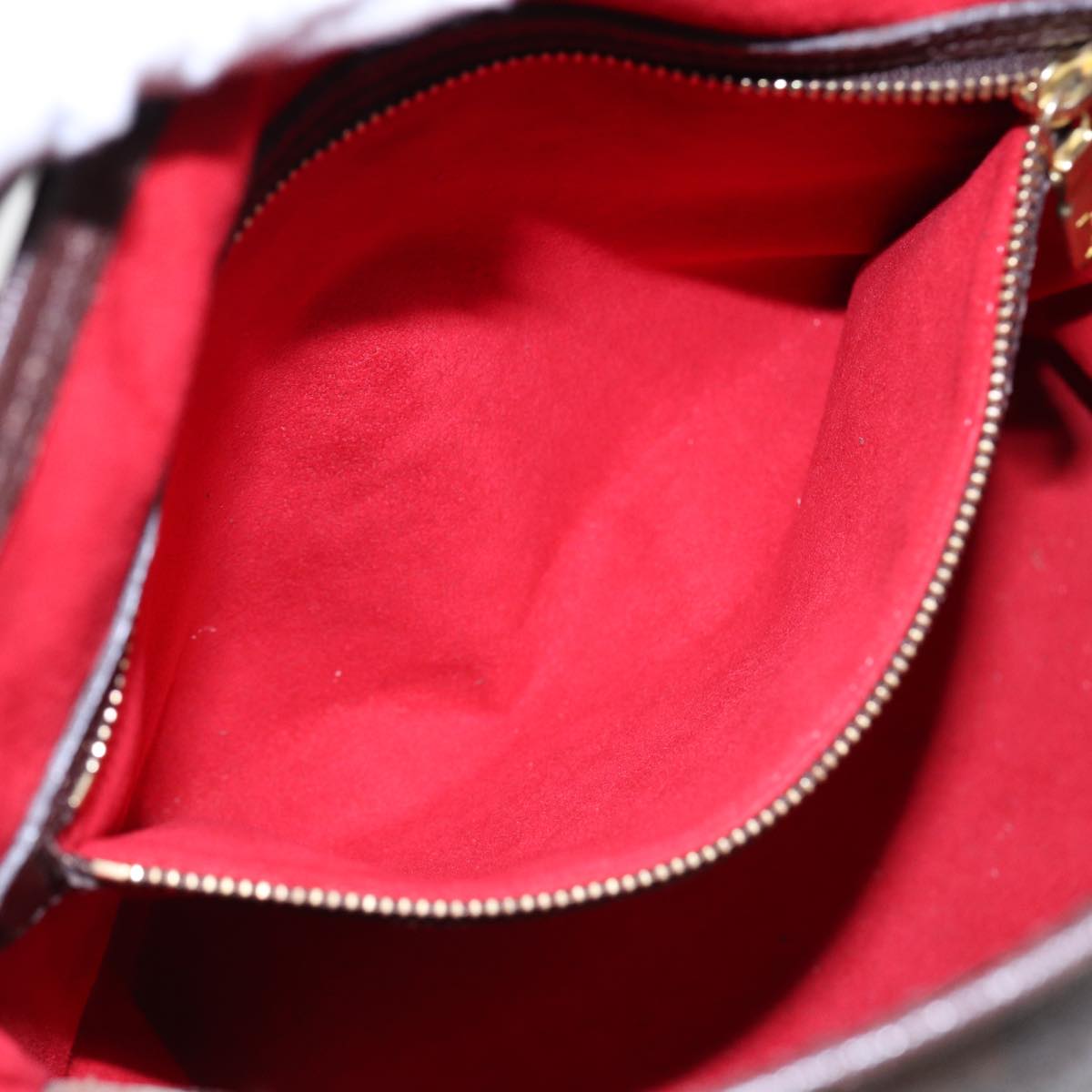 LOUIS VUITTON Damier Ebene Marais Shoulder Bag N42240 LV Auth 87969