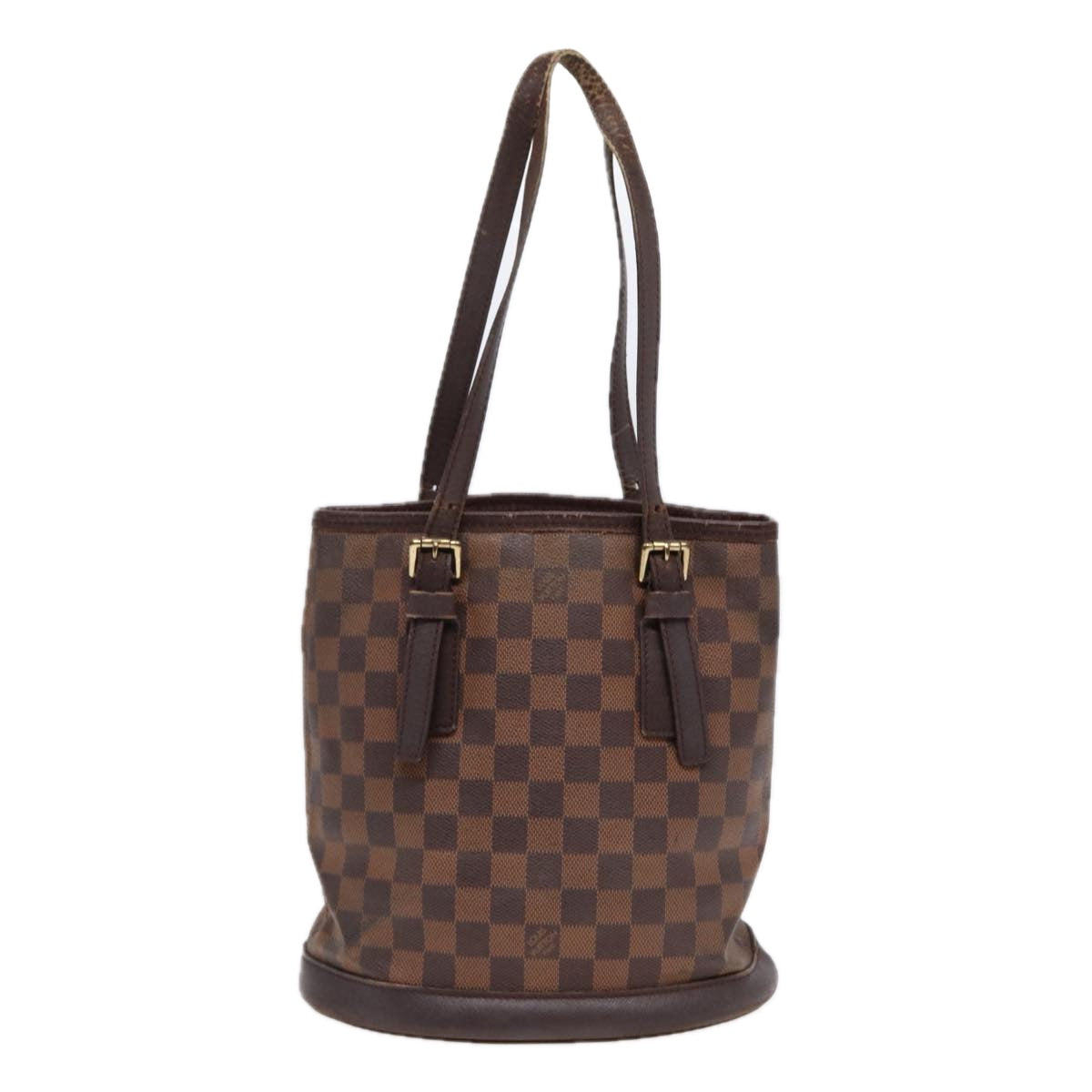 LOUIS VUITTON Damier Ebene Marais Shoulder Bag N42240 LV Auth 87969