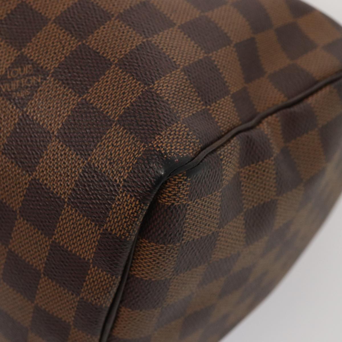 LOUIS VUITTON Damier Ebene Speedy 30 Hand Bag N41364 LV Auth 87973