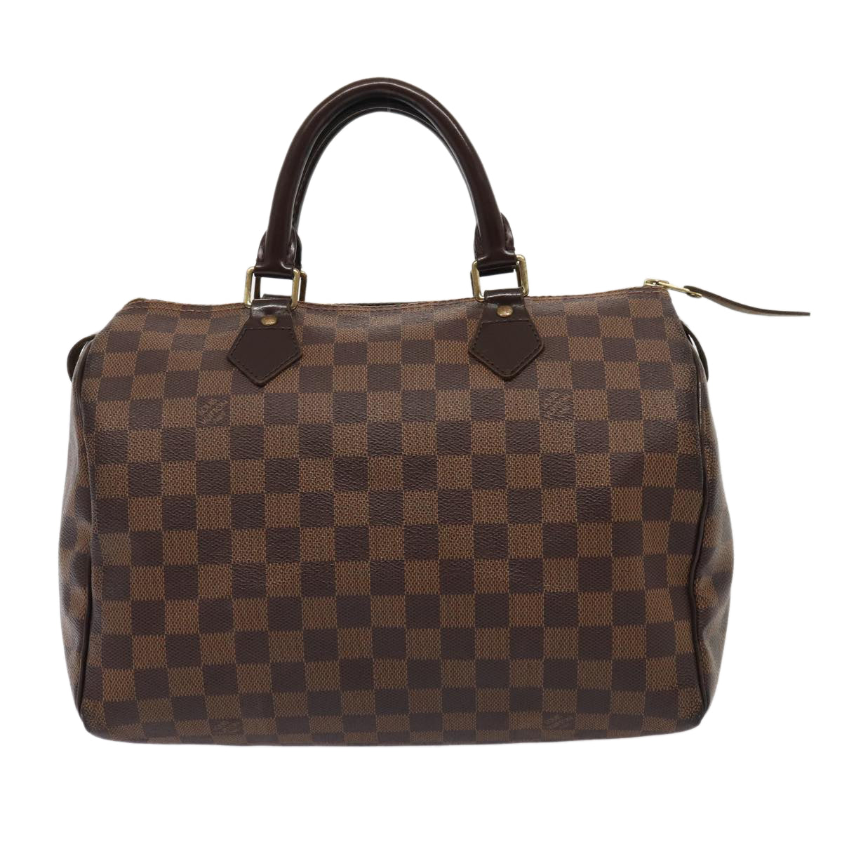 LOUIS VUITTON Damier Ebene Speedy 30 Hand Bag N41364 LV Auth 87973