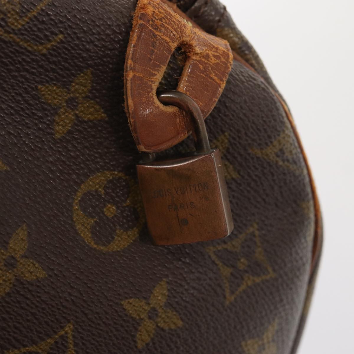 LOUIS VUITTON Monogram Speedy 35 Hand Bag M41524 LV Auth 87976