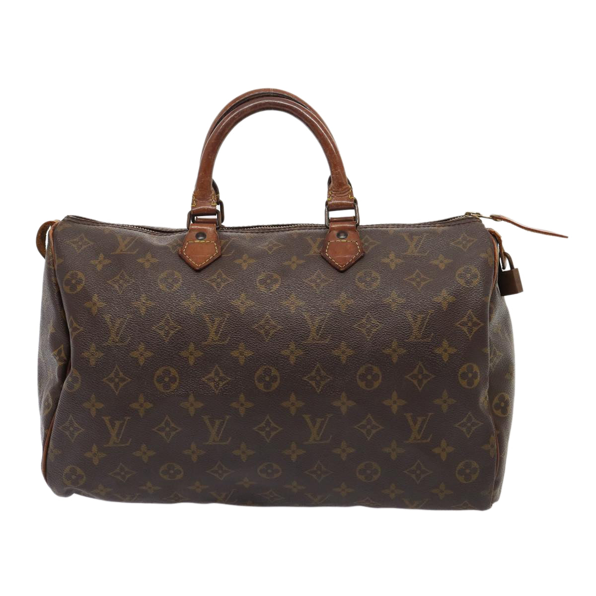 LOUIS VUITTON Monogram Speedy 35 Hand Bag M41524 LV Auth 87976