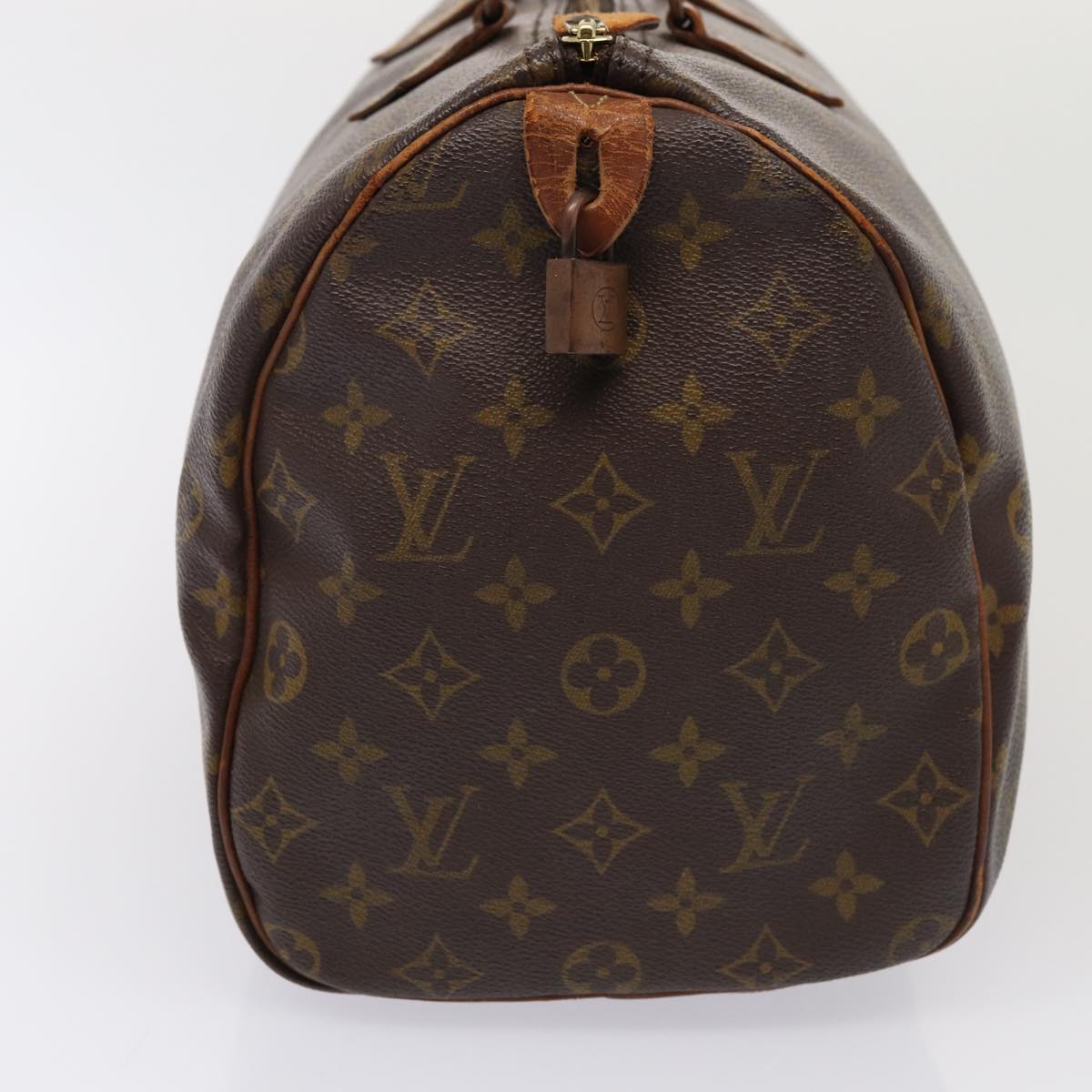 LOUIS VUITTON Monogram Speedy 35 Hand Bag M41524 LV Auth 87976