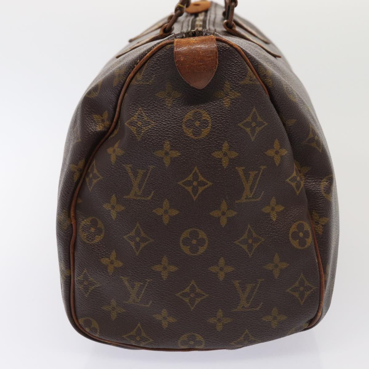 LOUIS VUITTON Monogram Speedy 35 Hand Bag M41524 LV Auth 87976