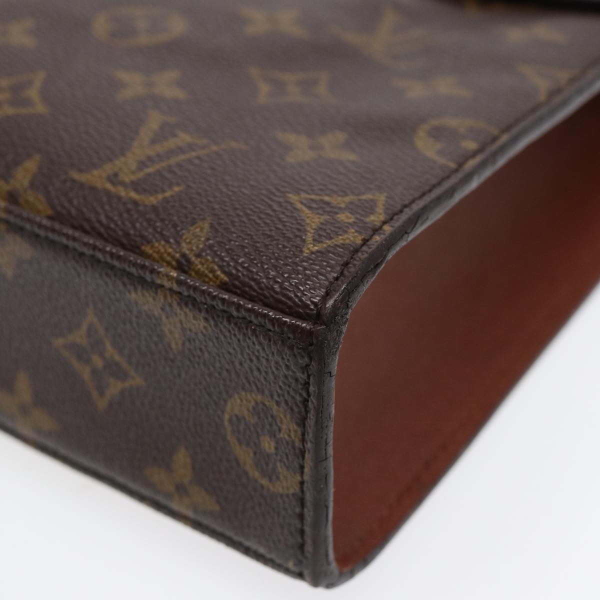 LOUIS VUITTON Monogram Malesherbes Hand Bag M51379 LV Auth 88011