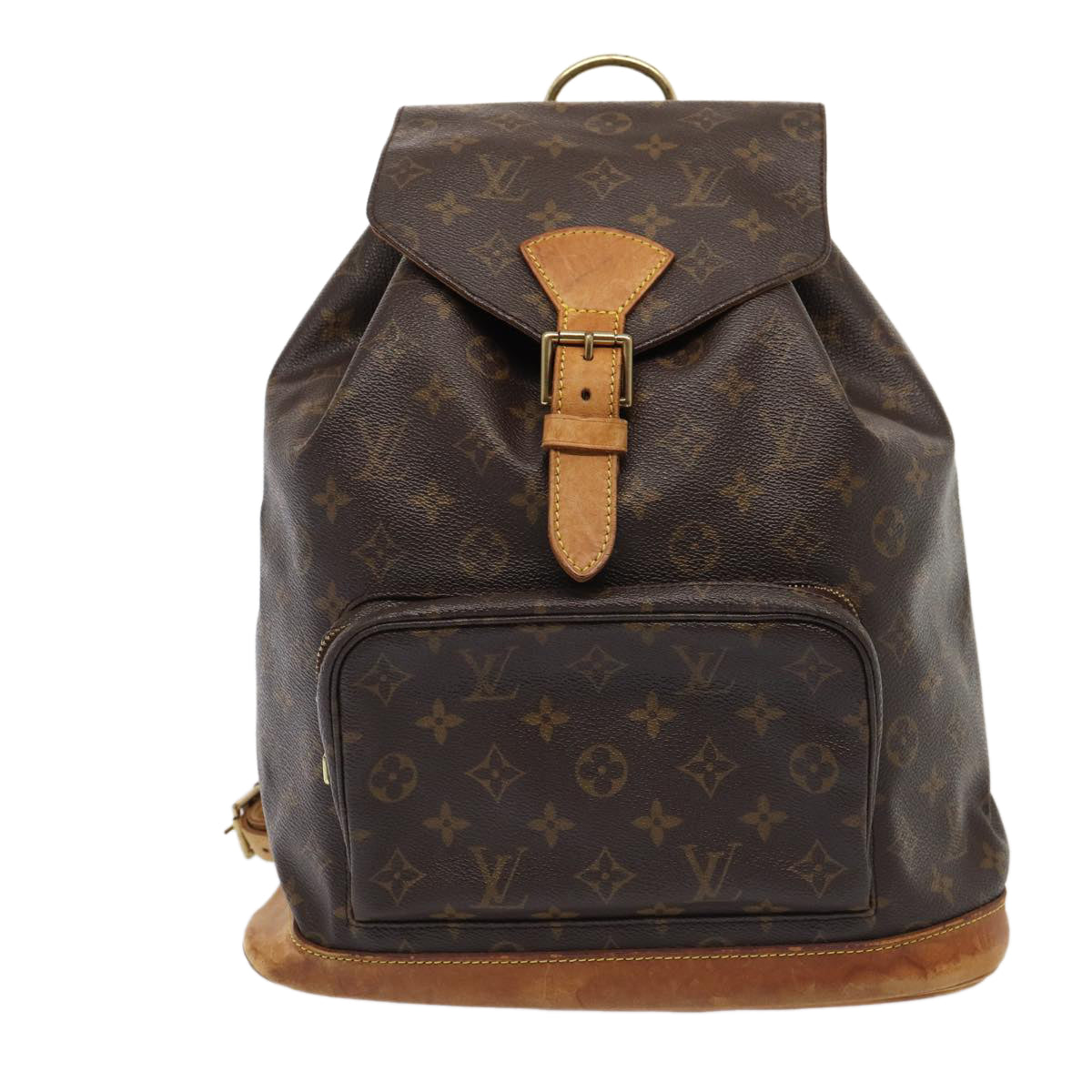 LOUIS VUITTON Monogram Montsouris GM Backpack M51135 LV Auth 88012