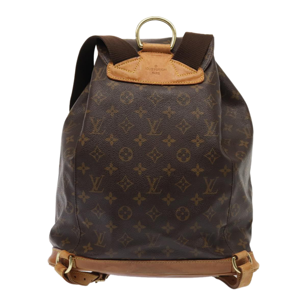 LOUIS VUITTON Monogram Montsouris GM Backpack M51135 LV Auth 88012