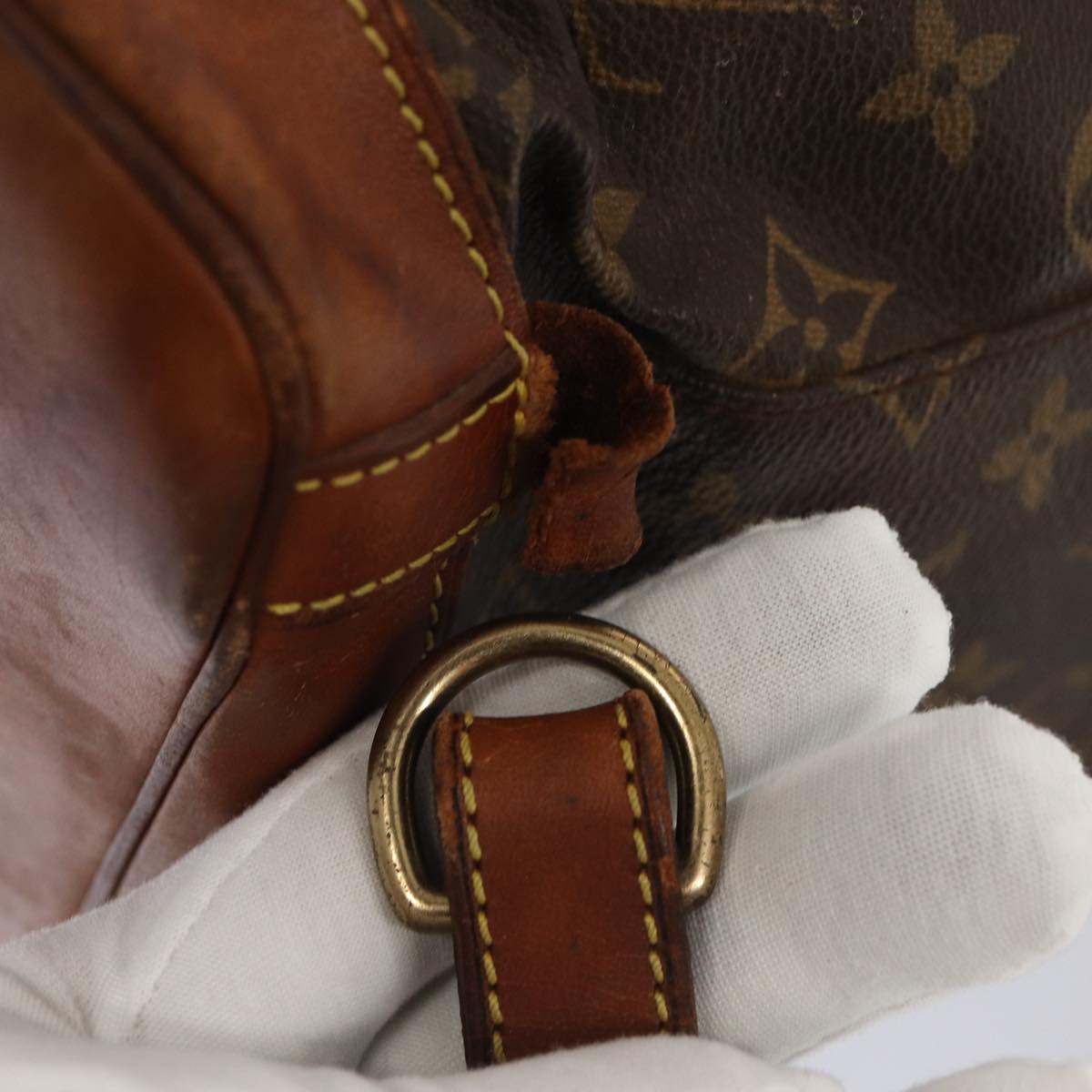 LOUIS VUITTON Monogram Montsouris GM Backpack M51135 LV Auth 88013