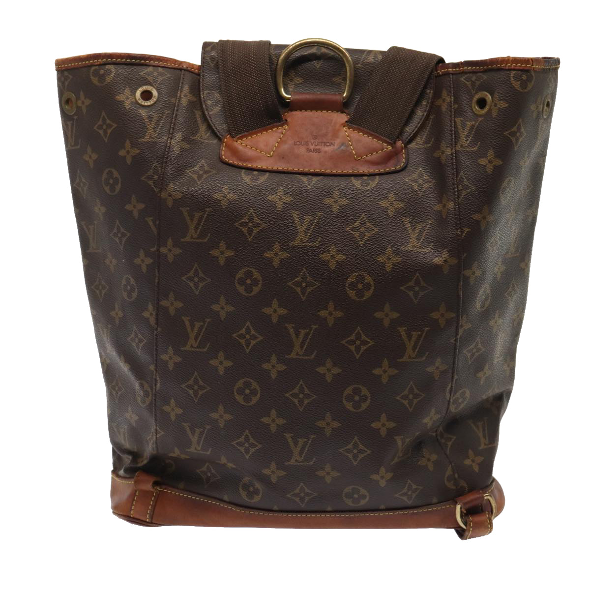 LOUIS VUITTON Monogram Montsouris GM Backpack M51135 LV Auth 88013