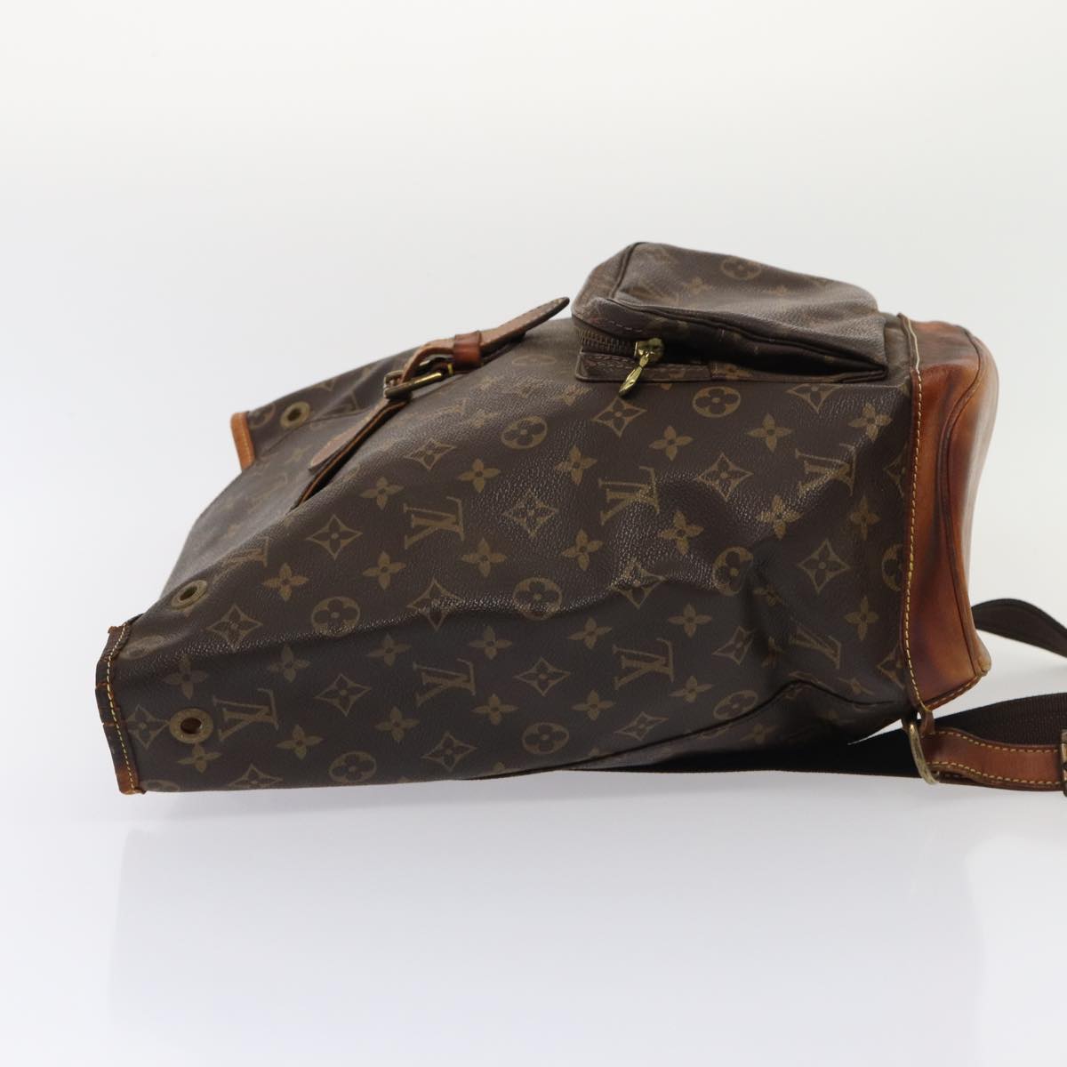 LOUIS VUITTON Monogram Montsouris GM Backpack M51135 LV Auth 88013