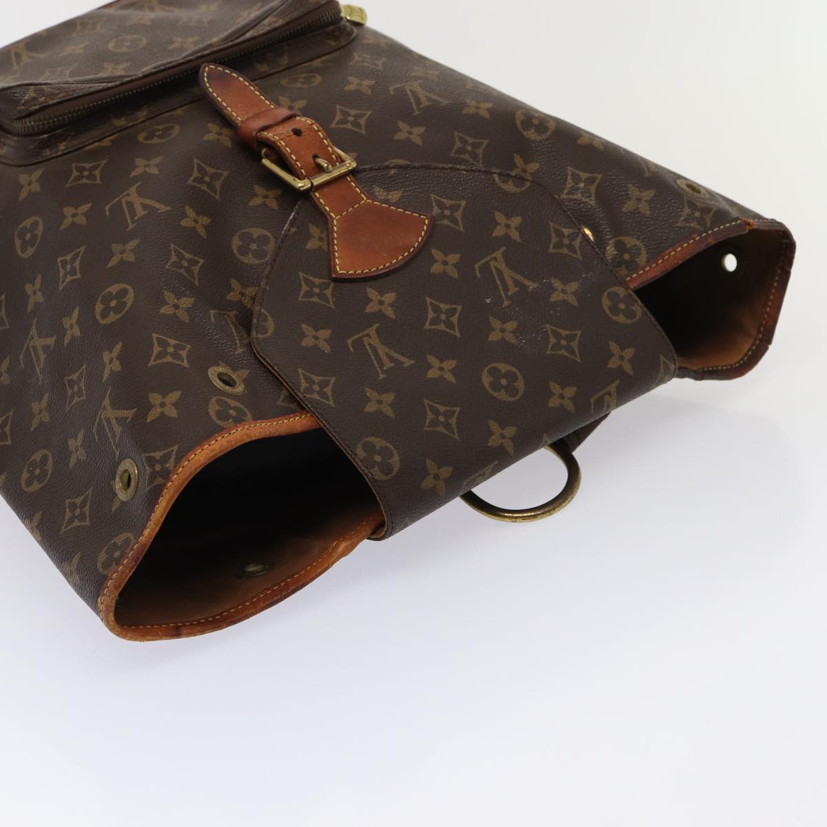 LOUIS VUITTON Monogram Montsouris GM Backpack M51135 LV Auth 88013