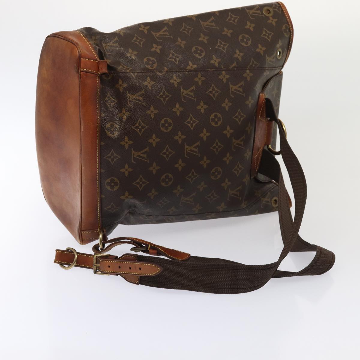 LOUIS VUITTON Monogram Montsouris GM Backpack M51135 LV Auth 88013