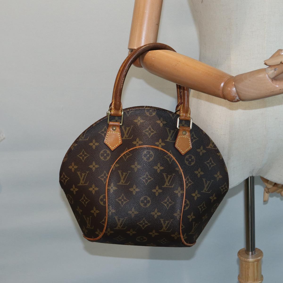 LOUIS VUITTON Monogram Ellipse PM Hand Bag M51127 LV Auth 88017