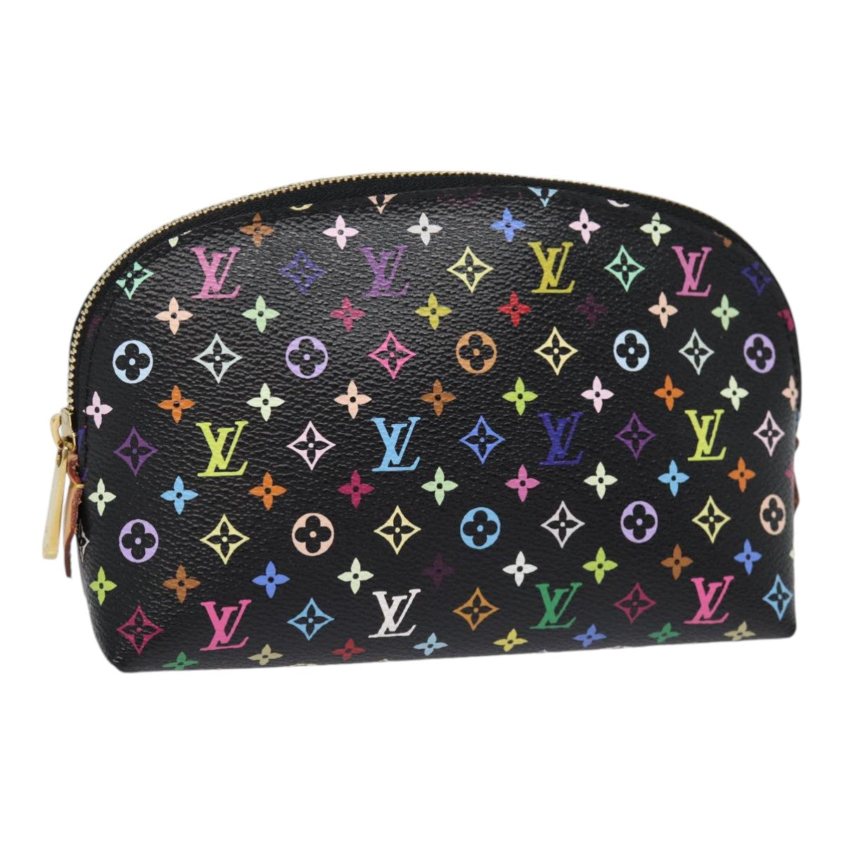 LOUIS VUITTON Monogram Multicolor Pochette Cosmetic Pouch M47355 LV Auth 88030A