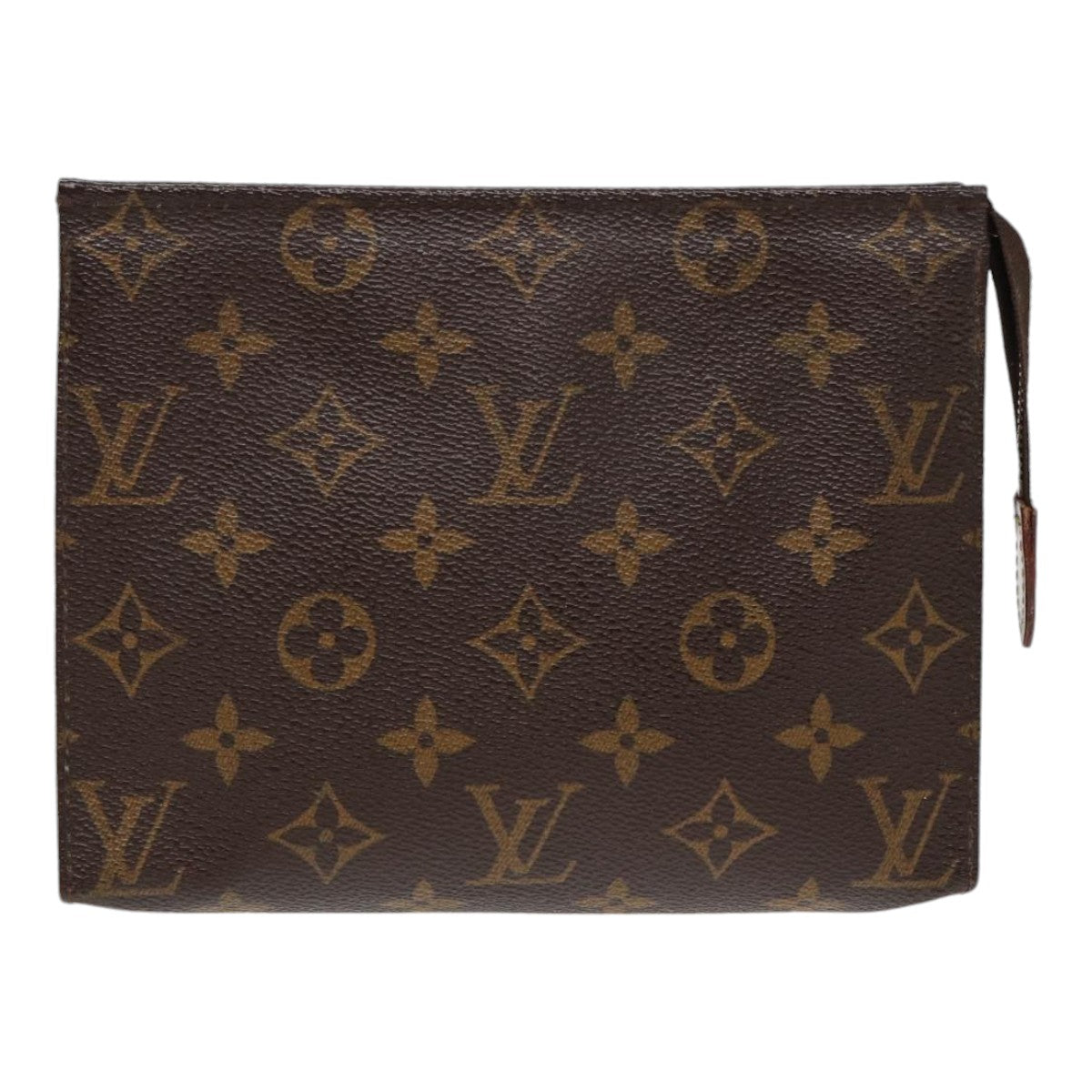 LOUIS VUITTON Monogram Poche Toilette 19 Pouch M47544 LV Auth 88056