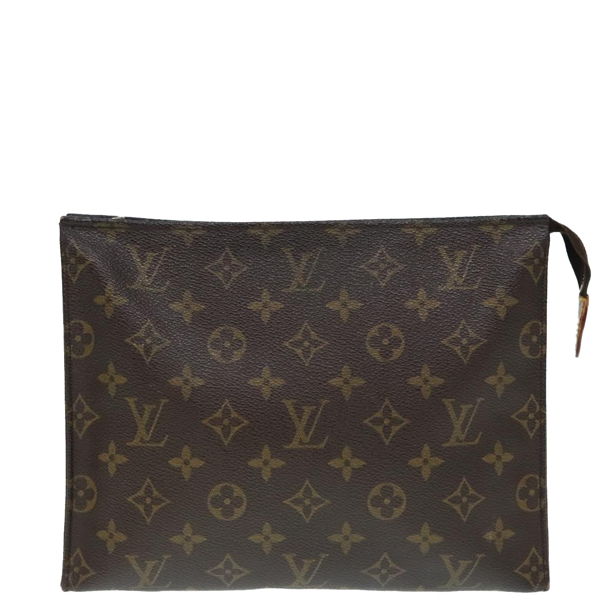 LOUIS VUITTON Monogram Poche Toilette 26 Pouch M47542 LV Auth 88251