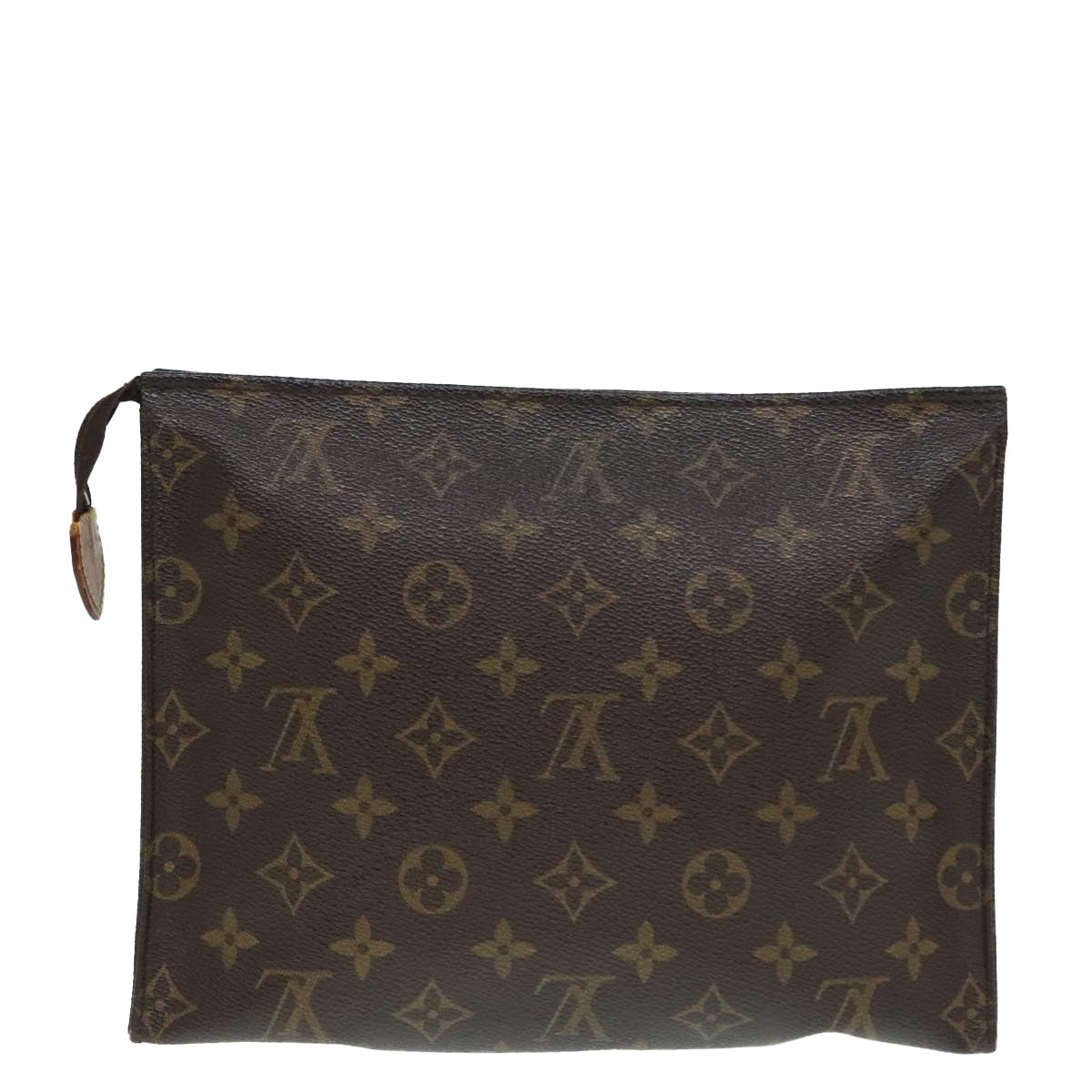 LOUIS VUITTON Monogram Poche Toilette 26 Pouch M47542 LV Auth 88251