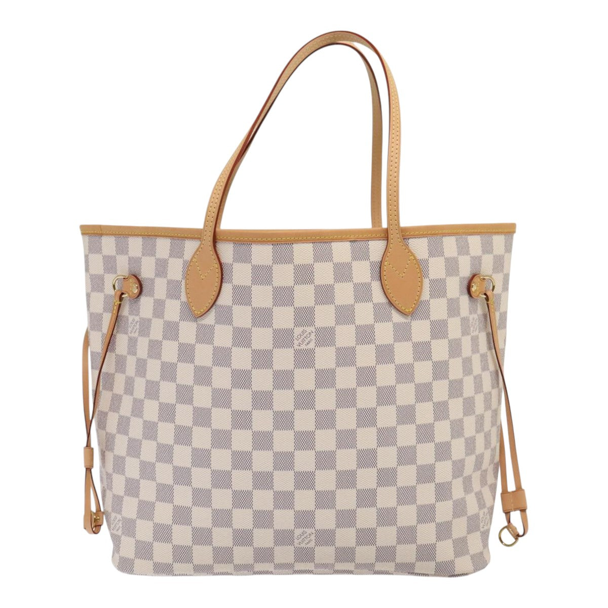 LOUIS VUITTON Damier Azur Neverfull MM Tote Bag N41605 LV Auth 88277AV