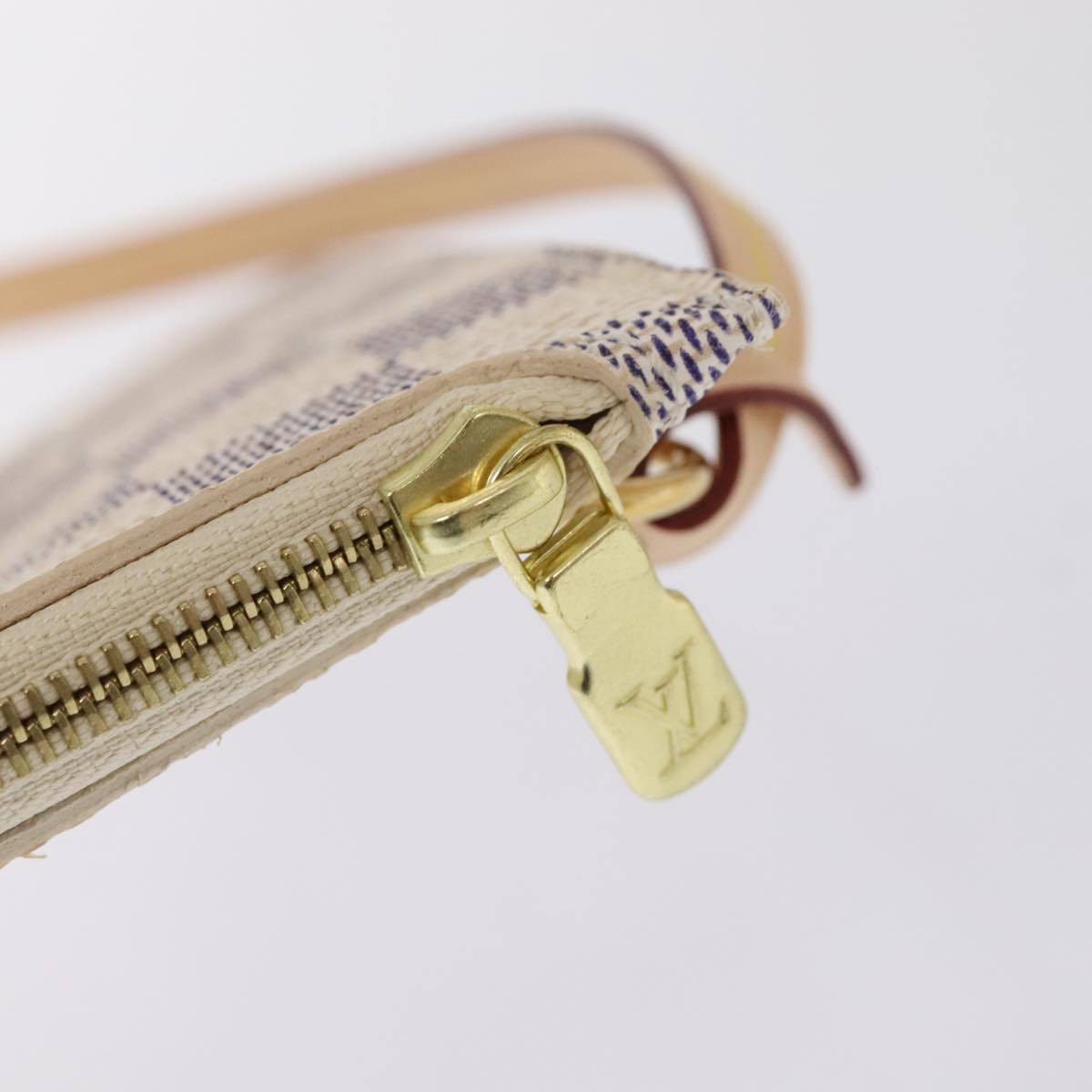 LOUIS VUITTON Damier Azur Neverfull MM Tote Bag N41605 LV Auth 88277AV