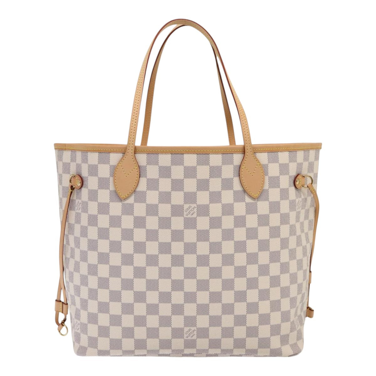 LOUIS VUITTON Damier Azur Neverfull MM Tote Bag N41605 LV Auth 88277AV