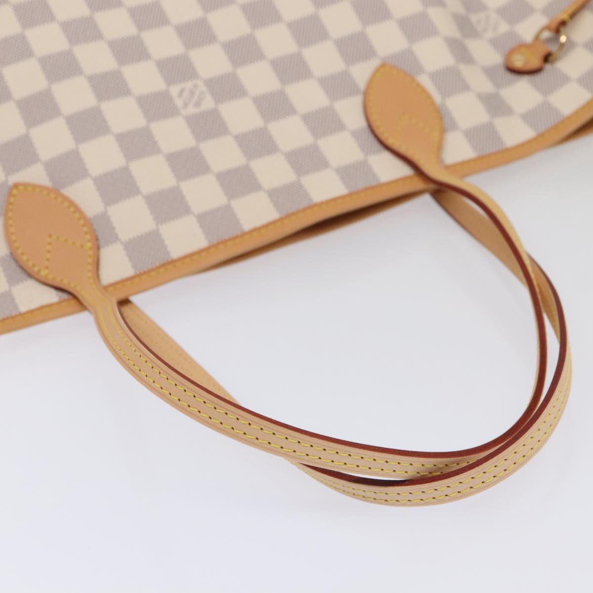 LOUIS VUITTON Damier Azur Neverfull MM Tote Bag N41605 LV Auth 88277AV
