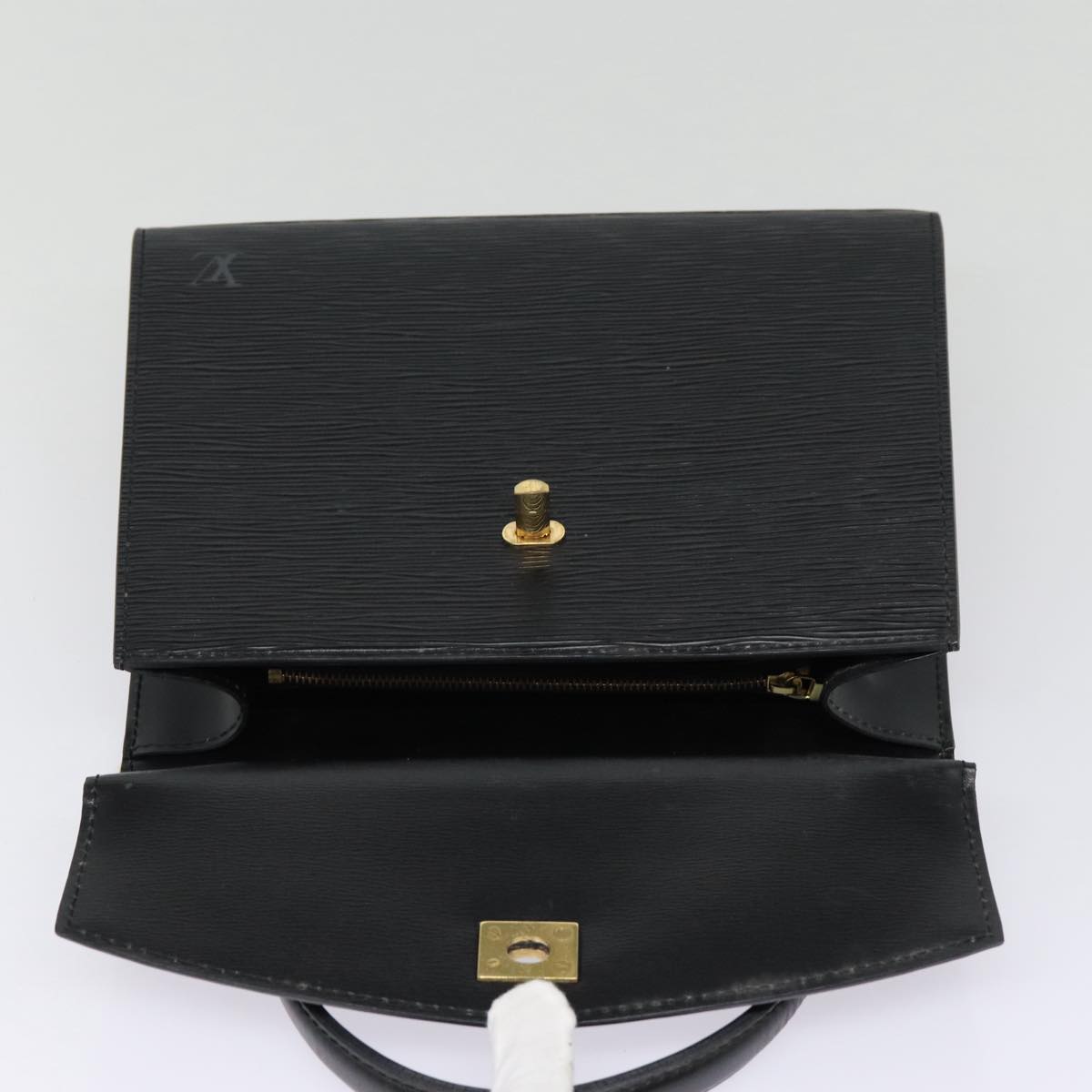 LOUIS VUITTON Epi Malesherbes Hand Bag Black M52372 LV Auth 88304